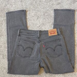 LEVIS WEDGIE STRAIGHT Gray Women’s Jeans